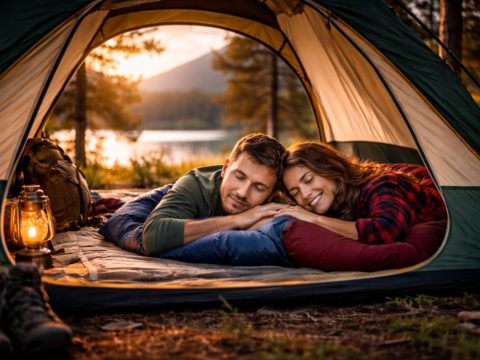 spanie w hamaku w naturze podróż darmowy nocleg krajobraz
