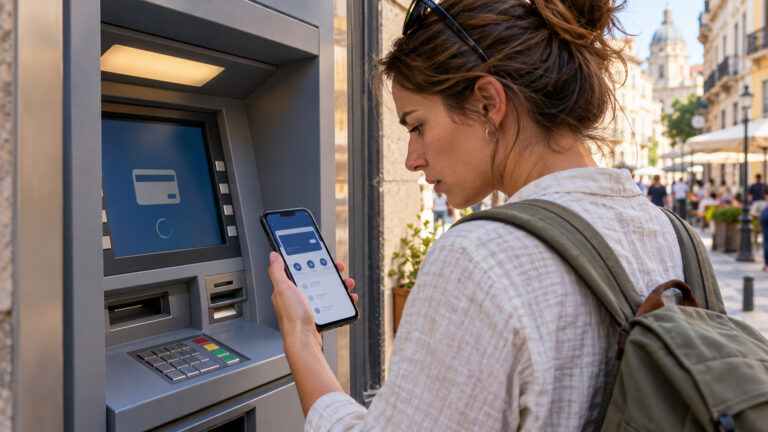 Bankomat za granicą zatrzymał kartę podczas wypłaty gotówki